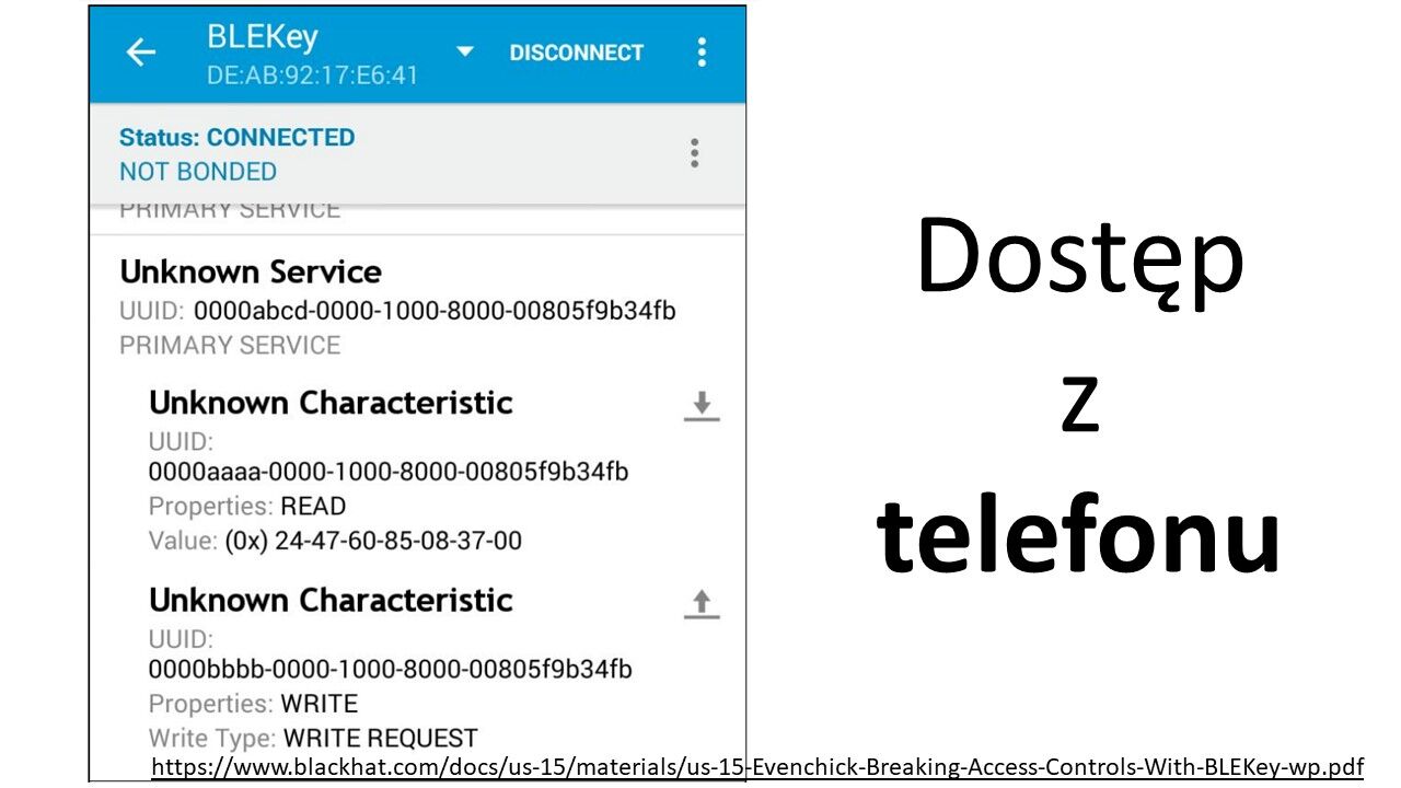 BLEKey - dostęp z telefonu